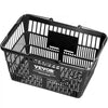 VEVOR Shopping Basket, Set of 12, 21L Durable Plastic Grocery Basket with Metal Handle and Stand, 16.73 x 12.01 x 8.58 inch Portable Shop Basket for Retail Store Supermarket Grocery Shopping, Black