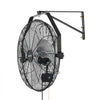 VEVOR Wall Mount Fan, 18 in Wall Mounted Hanging Fan with IP44-rated Protection, 3-Speed, Long Airflow Distance, Adjustable Rotation Angle, Powerful for Industry, Commercial, Garage, Workshop