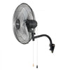 VEVOR Wall Mount Fan, 20 in Wall Mounted Hanging Fan Oscillating, 3-Speed, Long Airflow Distance, Adjustable Rotation Angle, Mechanical Powerful for Industry, Commercial, Garage, Workshop, Gym, 2 Pack