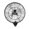 VEVOR Wall Mount Fan, 20 in Wall Mounted Hanging Fan with Oscillating & Mist, Remote, IP44-rated, 3-Speed, 18h Timer, Temperature Control, Powerful for Industry, Commercial, Garage, Workshop, Gym