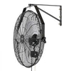 VEVOR Wall Mount Fan, 20 in Wall Mounted Hanging Fan, 3-Speed, Long Airflow Distance, Adjustable Rotation Angle, Mechanical Control, Powerful for Industry, Commercial, Garage, Workshop, Gym, 2 Pack