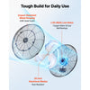VEVOR Wall Mount Fan, 20 in Wall Mounted Hanging Fan with Mist, IP44-rated Protection, 3-Speed, Long Airflow Distance, Adjustable Rotation Angle, Powerful for Industry, Commercial, Garage, Workshop