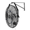 VEVOR Wall Mount Fan, 20 in Wall Mounted Hanging Fan with Mist, IP44-rated Protection, 3-Speed, Long Airflow Distance, Adjustable Rotation Angle, Powerful for Industry, Commercial, Garage, Workshop