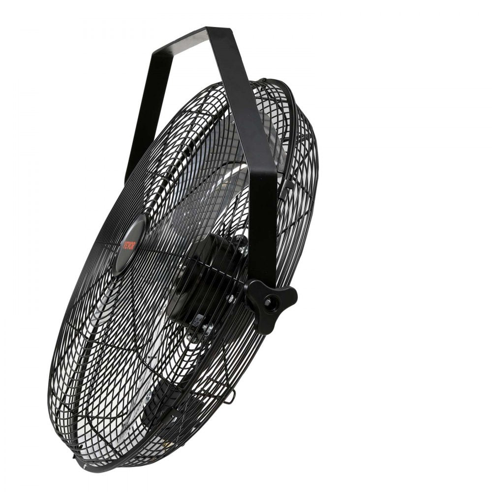 VEVOR Wall Mount Fan, 2 PCS 18 inch Manual 360-Degree Tilt Adjustment, 3-speed High Velocity Max. 4000 CFM Industrial Wall Fan for Indoor, Commercial, Warehouse, Workshop, Basement, Garage