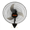 VEVOR Wall Mount Fan, 2 PCS 20 inch Oscillating, 3-speed High Velocity Max. 4000 CFM Industrial Wall Fan for Indoor, Commercial, Residential, Warehouse, Greenhouse, Workshop, Basement, Garage,Black