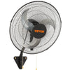 VEVOR Wall Mount Fan, 18 Inch, 3-speed High Velocity Max. 4000 CFM Oscillating Industrial Wall Fan, Commercial or Residential for Warehouse, Greenhouse, Workshop, Patio, Basement, Black, ETL Listed