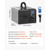 VEVOR Ozone Generator, 36000mg/h Commercial Ozone Machine, 15s Delayed Start & Timer & Rotary Encoder Knob & Odor-Treatment Cycle Mode, Industrial Deodorizer for Car, Smoke Odorss,Up to 3200 sq.ft