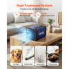 VEVOR Ozone Generator, 60000mg/h Commercial Ozone Machine, with 15s Delayed Start & Dual-Hose Water Mode & LCD Touchscreen, Industrial Deodorizer for Car, Smoke, Home Odors, Up to 4800 sq.ft
