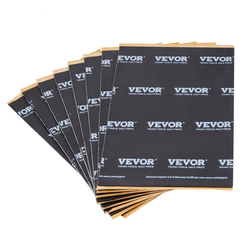 VEVOR Car Sound Deadening Mat, 200 mil 25 sqft Car Sound Dampening Material, Butyl Automotive Sound Deadener, Noise Insulation and Vibration Dampening Material for Car