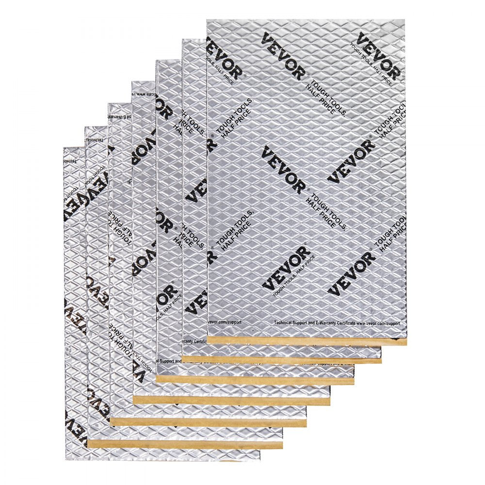 VEVOR Car Sound Deadening Mat, 50 mil 52 sqft Car Sound Dampening Material, Butyl Automotive Sound Deadener, Noise Insulation and Vibration Dampening Material for Car