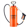 VEVOR Industrial Concrete Sprayer, 3.5 Gallon Stainless Steel Sprayer, Heavy Duty Tri-Poxy Pump Sprayers, 20.5"Wand with Ergonomic Gun Handle, 48"& 120"Hose, 2 Brass Nozzles for Construction, Garden