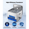 VEVOR Ultrasonic Cleaner 15L-Class Capacity Ultrasonic Parts Cleaner 40kHz, Digital Time and Temp Control, Stainless Steel Ultra Sonic Cleaning Machine with Cleaning Baskets, for Auto Parts, Glasses