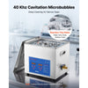 VEVOR Ultrasonic Cleaner 10L-Class Capacity Ultrasonic Parts Cleaner 40kHz, Digital Time and Temp Control, Stainless Steel Ultra Sonic Cleaning Machine with Cleaning Baskets, for Auto Parts, Glasses