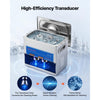 VEVOR Ultrasonic Cleaner 3L-Class Capacity Ultrasonic Parts Cleaner 40kHz, Digital Time and Temp Control, Stainless Steel Ultra Sonic Cleaning Machine with Cleaning Baskets, for Jewelry, Small Items