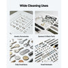 VEVOR Ultrasonic Cleaner 3L-Class Capacity Ultrasonic Parts Cleaner 40kHz, Digital Time and Temp Control, Stainless Steel Ultra Sonic Cleaning Machine with Cleaning Baskets, for Jewelry, Small Items