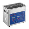 VEVOR Ultrasonic Cleaner 3L-Class Capacity Ultrasonic Parts Cleaner 40kHz, Digital Time and Temp Control, Stainless Steel Ultra Sonic Cleaning Machine with Cleaning Baskets, for Jewelry, Small Items