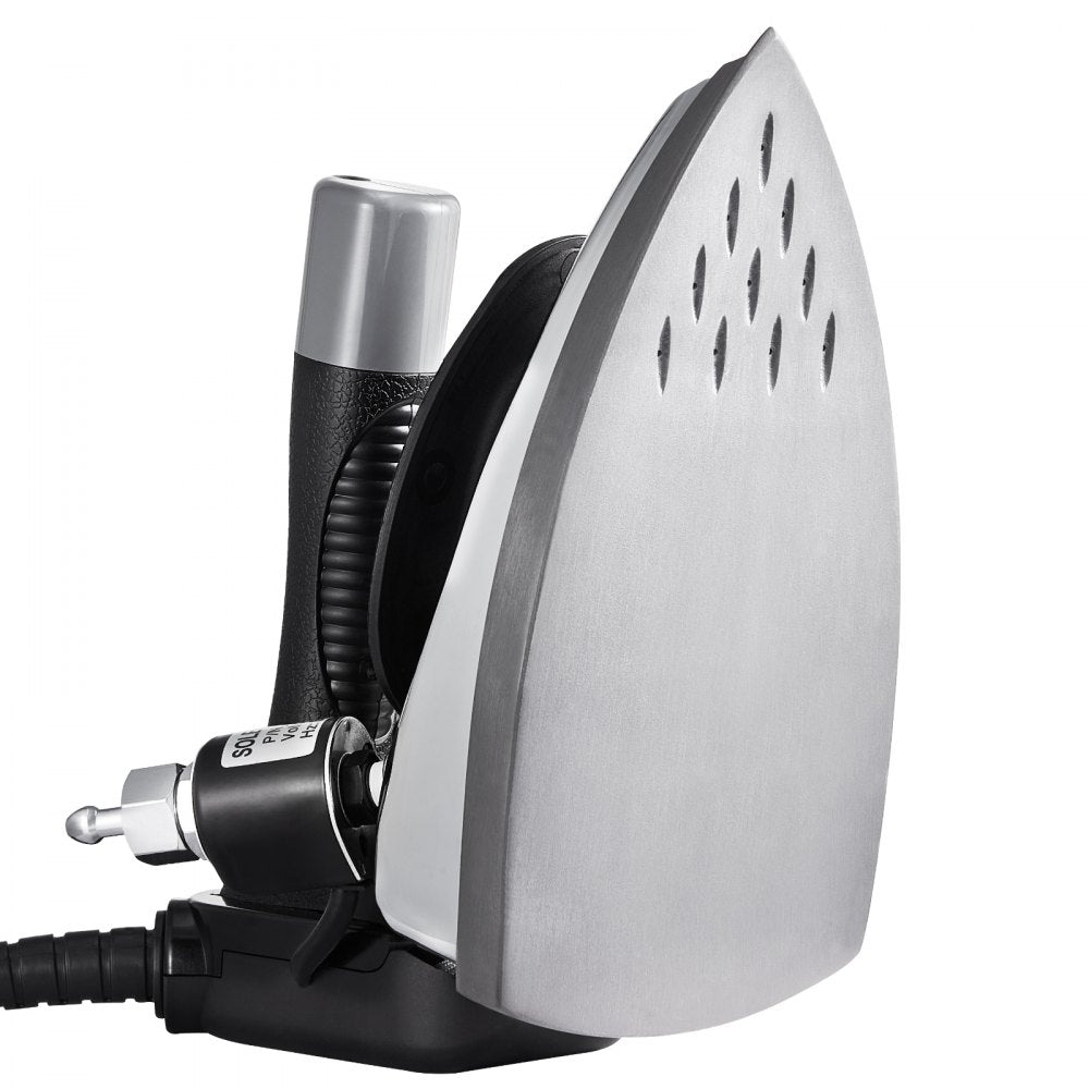 VEVOR Gravity Feed Steam Iron, 1000W Gravity Feed Iron with 3.5 L Large Capacity Tank, Demineralizer Cartridges, Non-Stick Ironing Shoe, 5 Temperature Settings, Industrial Electric Steam for Ironing