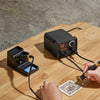 VEVOR Wood Burning Kit, 200~700°C Adjustable Temperature with Display, Dual Output Port with 2 Pyrography Pens, 23 Wire Nibs, 4 Wood Chip, 1 Pen Holder, 1 Screwdriver, 1 Knife, 1 Tweezers, 1 Sponge