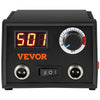 VEVOR Wood Burning Kit, 200~700°C Adjustable Temperature with Display, Dual Output Port with 2 Pyrography Pens, 23 Wire Nibs, 4 Wood Chip, 1 Pen Holder, 1 Screwdriver, 1 Knife, 1 Tweezers, 1 Sponge