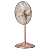 VEVOR Industrial Pedestal Fan, 16 Inch 75-Degree Oscillating Fan, Height Adjustable Standing Fans with 3 Adjustable Speeds, High Power Floor Fans for Bedroom, Living Room, Home, Office, Copper