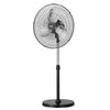 VEVOR Industrial Pedestal Fan, 20 Inch 90-Degree Oscillating Fan, Height Adjustable Standing Fans with 3 Adjustable Speeds, High Power Fans for Warehouse,Garage,Commercial, Black