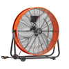 VEVOR Drum Fan, 24 Inch High Velocity Industrial Shop Fan, Heavy Duty Commercial Use 3-Speed 8600CFM, 360°Adjustable Tilting,0-2h Timer Industrial Floor Fan for Warehouse,Workshop,Factory, Basement
