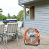 VEVOR Drum Fan, 24 Inch High Velocity Industrial Shop Fan, Heavy Duty Commercial Use Infinitely Variable Speed 7935CFM,360°Adjustable Tilting Industrial Floor Fan for Warehouse,Workshop,Factory