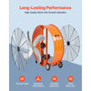 VEVOR Industrial Shop Fan, 42 Inch Floor Drum Fan, High Velocity 16100 CFM, Heavy Duty Aluminum Blades, 2 Speeds, with Handle, Ideal for Commercial, Garage, Warehouse, Basement, Workshop, Factory