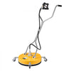 VEVOR 20 inch Pressure Washer Surface Cleaner, Raised Handle, ABS Yellow, Power Washer Attachment with Wheels for Concrete, Patio, Sidewalk, Deck, Driveway, Floor, 4000 Max PSI, 3/8 Quick Connector