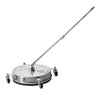 VEVOR 16.5" Pressure Washer Surface Cleaner, Stainless Steel Pressure Washer Attachments with 4 Wheels, 4000 Max PSI, 1/4 Quick Connector, 2 Spray Nozzles, 2 Extended Wands for Concrete, Patio, Deck