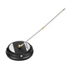 VEVOR 15" Pressure Washer Surface Cleaner, 4000 Max PSI, 1/4 Quick Connector, 2 Spray Nozzles, 2 Extended Wands for Driveway, Sidewalk, Patio, Deck