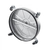 VEVOR 18" Pressure Washer Surface Cleaner, Stainless Steel Pressure Washer Attachments with 4 Wheels, 4000 Max PSI, 3/8 Quick Connector, 2 Spray Nozzles, Dual Handle, for Concrete, Patio, Sidewalk