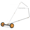 VEVOR 24" Pressure Washer Undercarriage Cleaner, Stainless Steel Surface Cleaner for Pressure Washer, 4000 Max PSI, Angle Adjustment Gear, 7 Spray Nozzles, 2 Extended Wands for Driveway, Patio, Deck