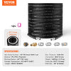 VEVOR Pressure Washer Hose, 100FT, 1/4" Kink Free Brass Thread Replacement For Most Brand Pressure Washers, 3/4'' Bending Radius, 4200 PSI Heavy Duty Power Washer Extension Spray Nozzle
