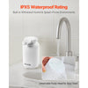 VEVOR Soap Dispenser, 300 ml / 10 oz, Rechargeable Automatic Hand Soap Dispenser with Pump, 2 Adjustable Levels, Modern Touchless Liquid Foam Container with Indicator for Bathroom and Kitchen, White