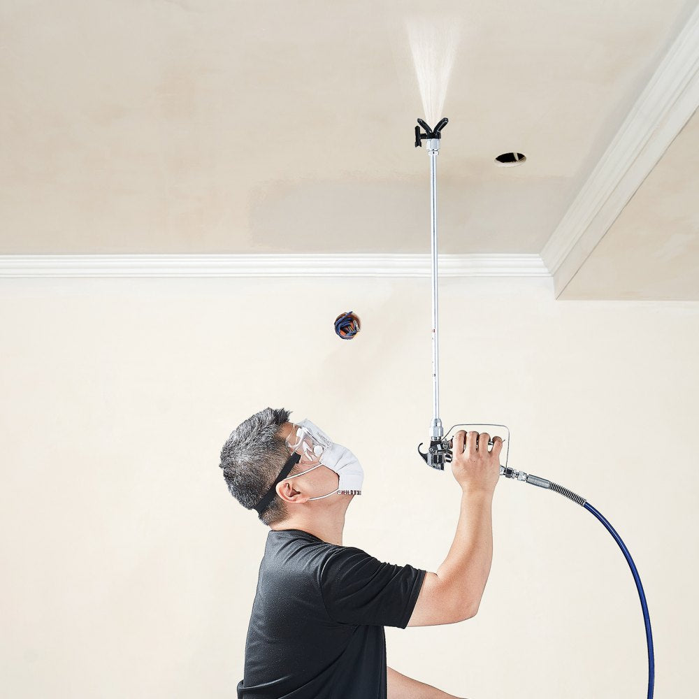 VEVOR Airless Paint Spray Gun and Hose Kit, 3600PSI High Pressure Paint Sprayer Hose Set with 5 Tips, 211, 315, 417, 517, 623, Swivel Joint Airless Spray Gun Kit with Filters, Hose and Extension Rods