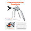 VEVOR Airless Paint Spray Gun, 3600PSI High Pressure Airless Paint Sprayer Gun with 517 Tip, Swivel Joint Airless Spray Gun Kit with Filters, Cleaning Needle and Brush, for Airless Spraying Machine