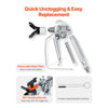 VEVOR Airless Paint Spray Gun, 3600PSI High Pressure Airless Paint Sprayer Gun with 5 Tips, 211, 315, 417, 517, 623, Swivel Joint Airless Spray Gun Kit with Filters, Cleaning Needle and Brush