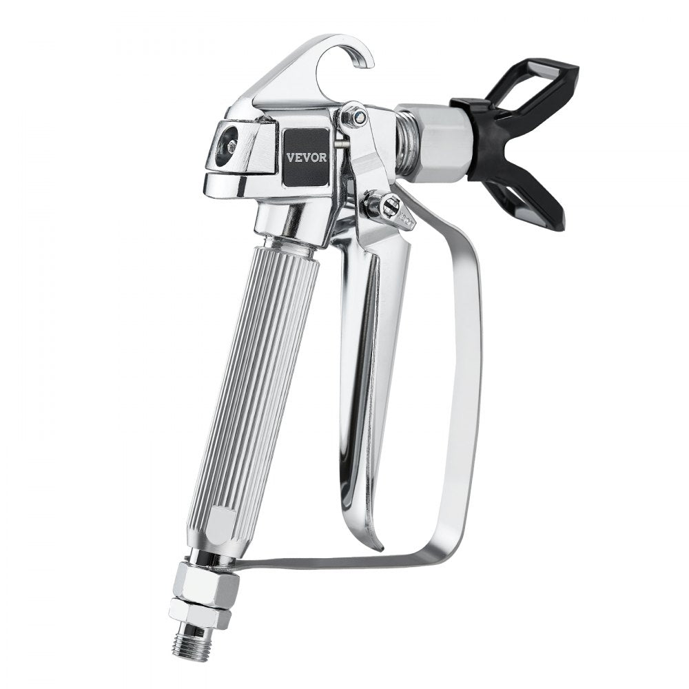 VEVOR Airless Paint Spray Gun, 3600PSI High Pressure Airless Paint Sprayer Gun with 5 Tips, 211, 315, 417, 517, 623, Swivel Joint Airless Spray Gun Kit with Filters, Cleaning Needle and Brush