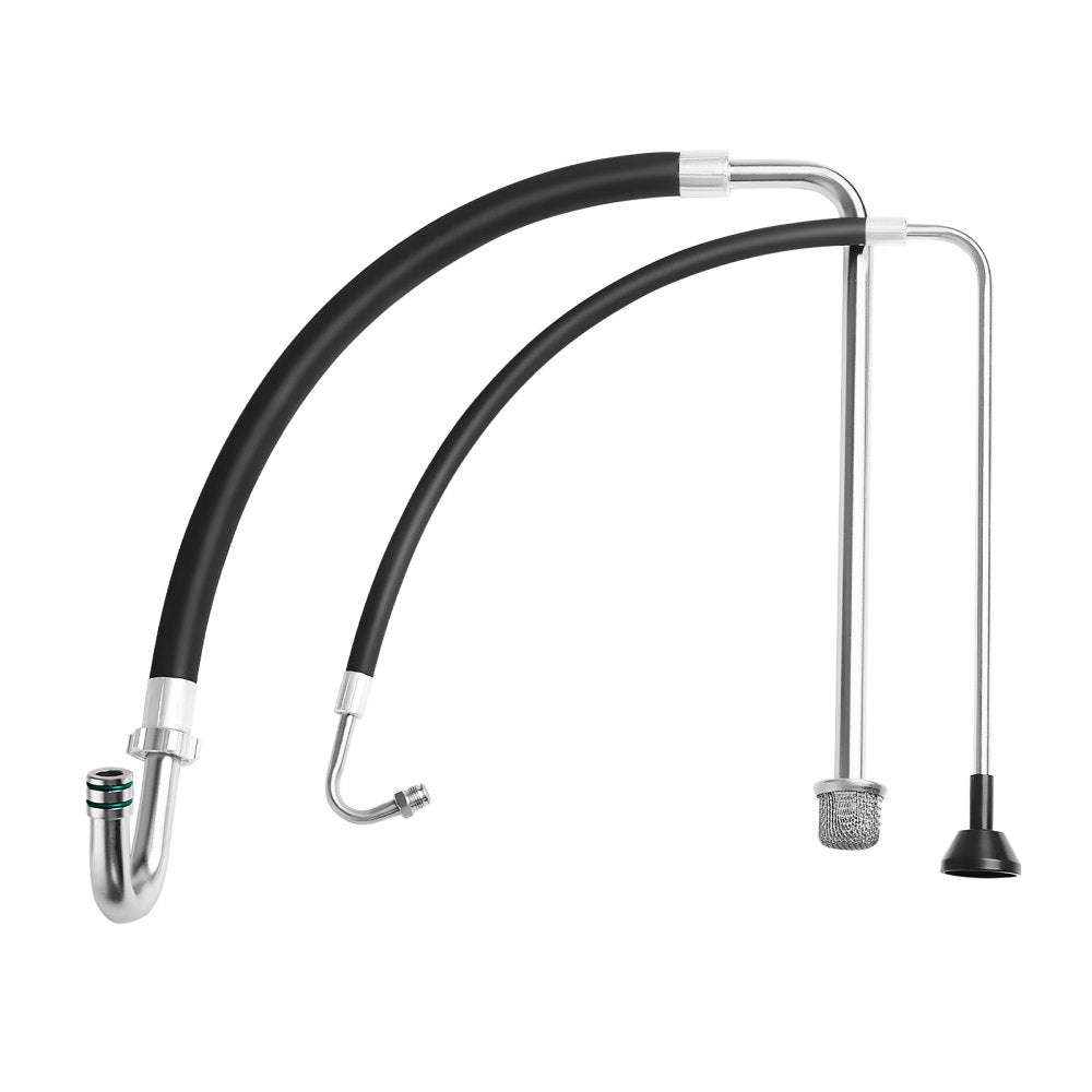 VEVOR Suction Hose Tube and Reflux Line Sets, Aluminum Alloy an Rubber Suction Hose and Reflux Line Set, Paint Sprayers Tool Part, Compatible with Multiple Airless Spraying/Line Painting Machine