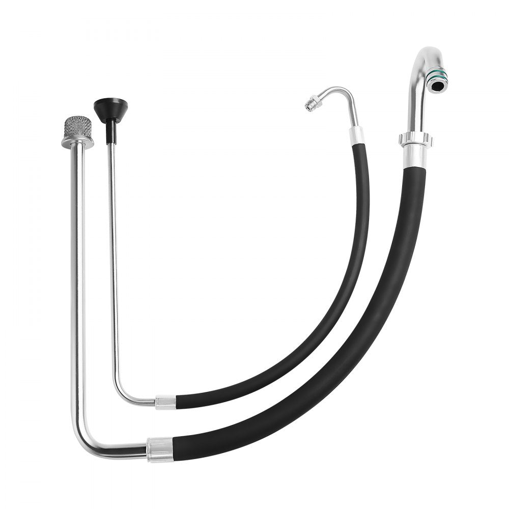 VEVOR Suction Hose Tube and Reflux Line Sets, Aluminum Alloy an Rubber Suction Hose and Reflux Line Set, Paint Sprayers Tool Part, Compatible with Multiple Airless Spraying/Line Painting Machine