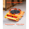 VEVOR Machinery Skate Dolly, 13,200 LBS/6T Industrial Machinery Mover, Heavy Duty Carbon Steel Machinery Moving Skate with 4 PU Wheels and 360° Rotation Non-Slip Cap for Warehouse, Workshop, Factory