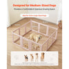 VEVOR Dog Whelping Box, 60x59x23 in Transparent Plastic Dog Whelping Pen for X-Large Sized Dogs, Waterproof Puppy Playpen with Windows & Door Lock, Easy to Clean, Durable Indoor Pet Dogs Cats Birth Kit