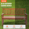 VEVOR Outdoor Bench, 50 inches Wood Garden Bench for Outdoors, Outdoor Garden Park Bench with Backrest and Armrests, 800 lbs Load Capacity Bench, Patio Bench for Garden, Park, Yard, Front Porch
