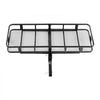 VEVOR 60" x 24" x 6", Hitch Cargo Carrier, 500 lbs Capacity Hitch Cargo Carrier with Nighttime Reflective Reminder, Folding Hitch Mount Cargo Carrier with Hitch Stabilizer, Fit for SUVs