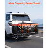 VEVOR Hitch Mount Cargo Carrier, 60" x 36" x 6" Folding Rear Luggage Rack Basket with Waterproof Cargo Bag, 500LBS Capacity High-Strength Steel Hitch Cargo Carrier Fits 2" Receiver for SUV Pickups