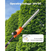 VEVOR Electric Hedge Trimmer, 1200 RPM, 6.2 - 7.8 Ft Extendable, Pole Hedge Trimmer for High Branch, 20V Battery, Cordless Hedge Trimmer with 20 in Blade, 5 Angles Adjustable for Yard Garden