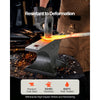 VEVOR Single Horn Anvil, 55lbs Cast Steel Anvil, High Hardness Rugged Round Horn Anvil for Blacksmiths, with Large Countertop and Stable Base, Metal Working Tool for Metal Bending, Shaping, Twisting