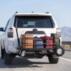 VEVOR Hitch Mount Cargo Carrier on Wheels, 36.2" x 21.3" x 11.8", 2-in-1 Folding Rear Luggage Rack Basket & Cargo Cart with Hitch Stabilizer, Fits 2" Receiver for SUV Pickups, 400LBS Load Capacity