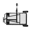 VEVOR Hitch Mount Cargo Carrier on Wheels, 36.2" x 21.3" x 11.8", 2-in-1 Folding Rear Luggage Rack Basket & Cargo Cart with Hitch Stabilizer, Fits 2" Receiver for SUV Pickups, 400LBS Load Capacity